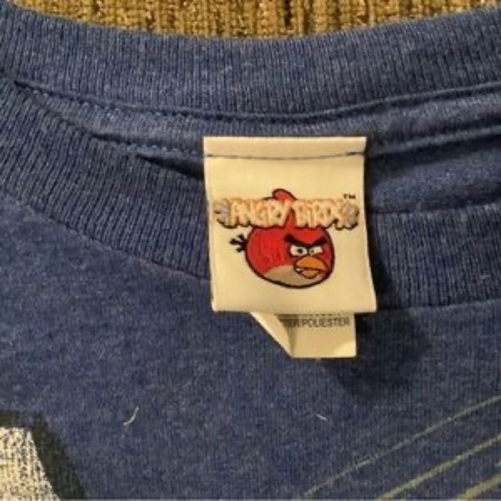 'A is for Angry' Short Sleeve Tee - Blue - Picture 3 of 4
